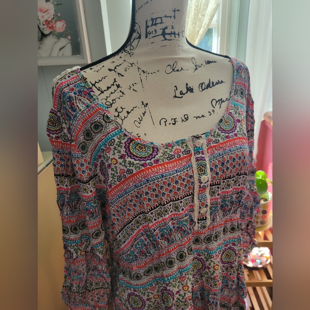 Ladies Multi Color Dress - Picture 2 of 5